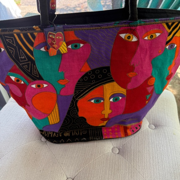 Colorful Laurel Burch WOMAN SPIRIT Tote Bag!NWOT! - Picture 10 of 15
